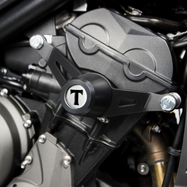 Kit protecciones motor Triumph Trident 660 con bloque soporte