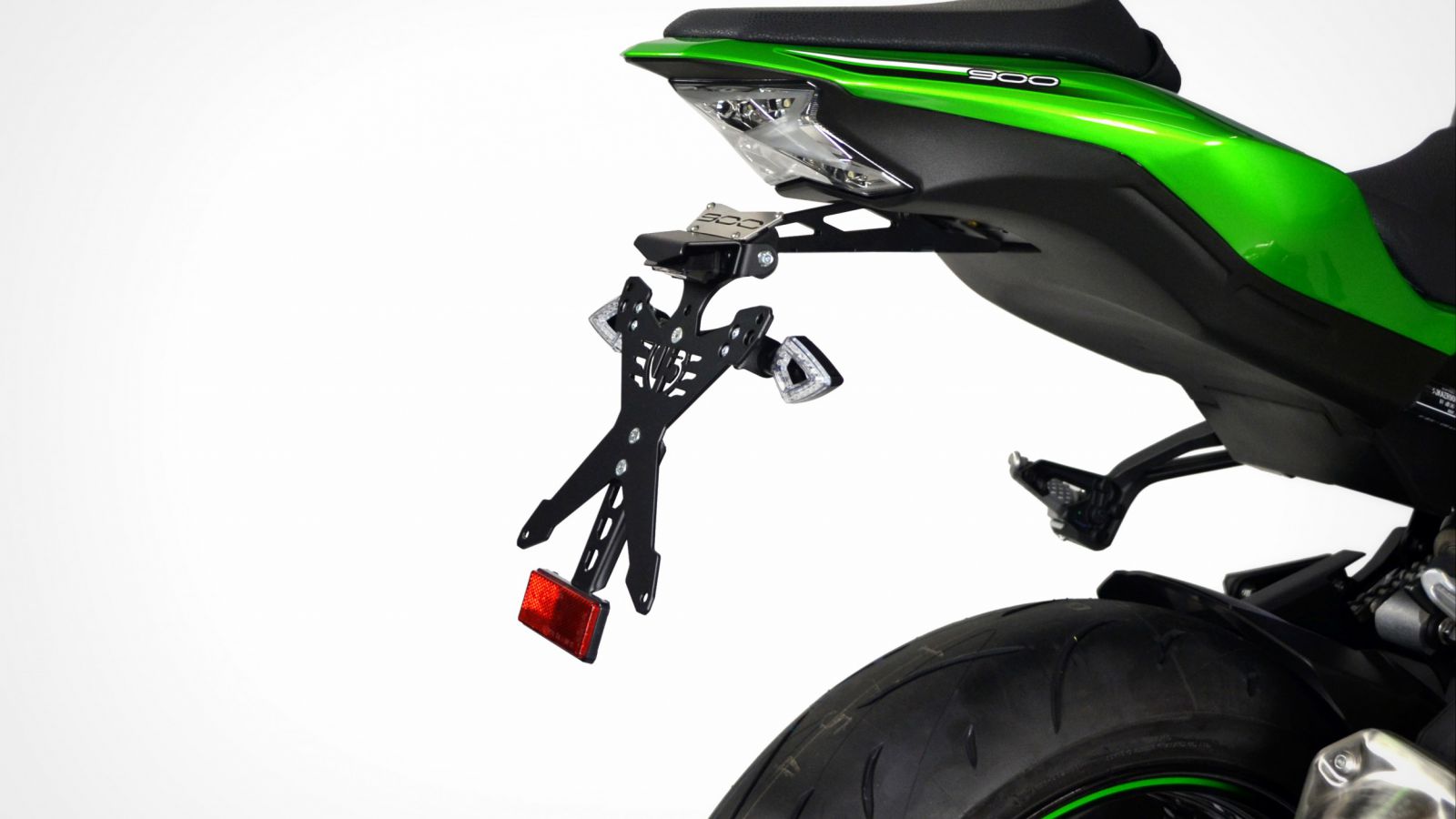 Homyl Staffa Porta Targa Posteriore Con Fanale LED Per Motocicletta Kawasaki Z900 